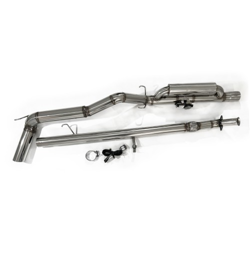 KIT FULL INOX COM DIFUSOR GRINGO HILUX 2.8 PONTEIRA ATRAS DA RODA 